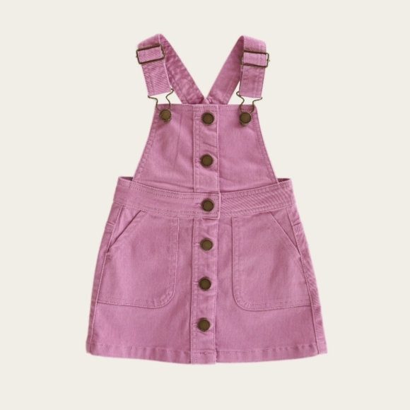 Jaime Kay Lavendar Jean Overall Dress - Picture 6 of 6